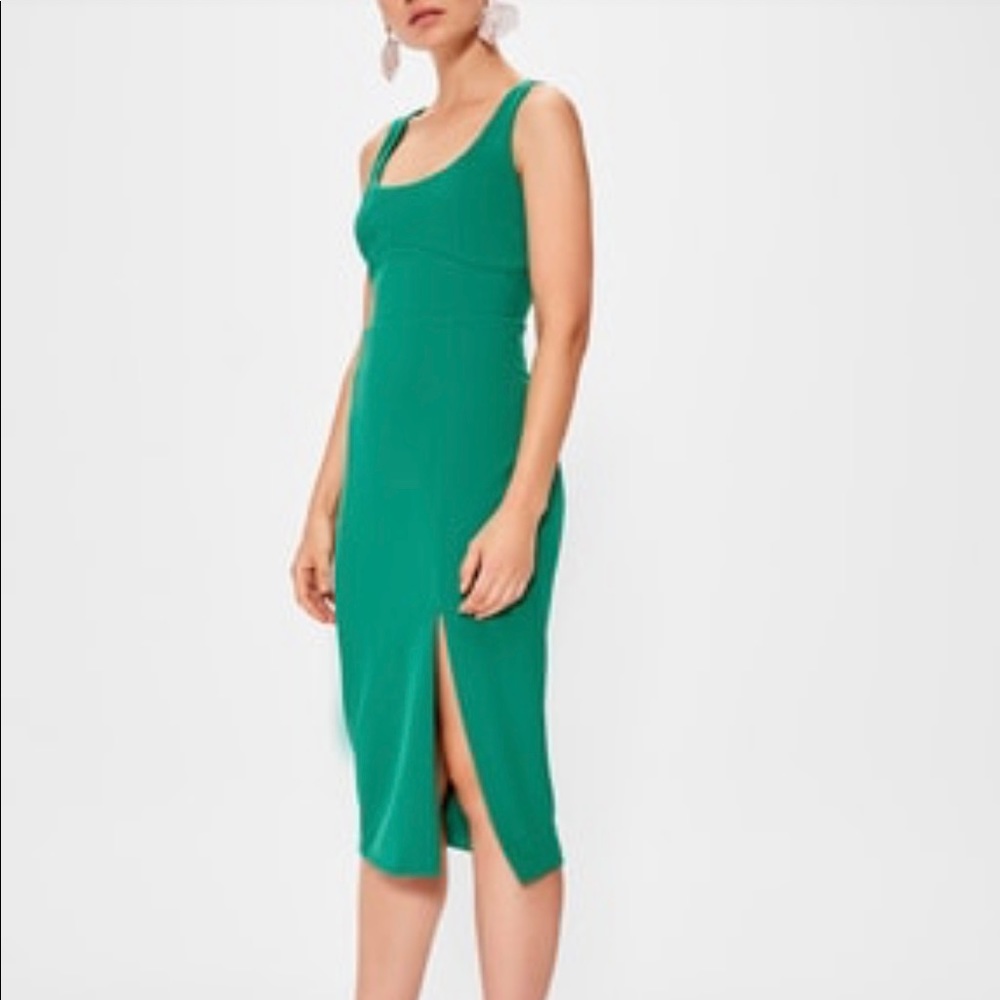 Green Wedding Guest Dress